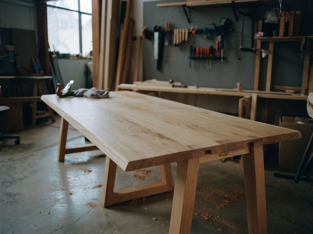 Ława dąb artisan nowoczesna