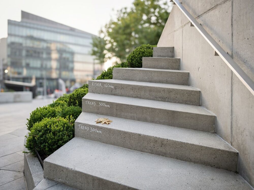 schody betonowe betonowa konstrukcja