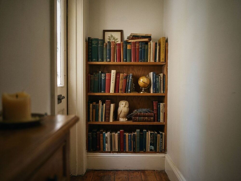 urozmaicona biblioteczka ścienna  